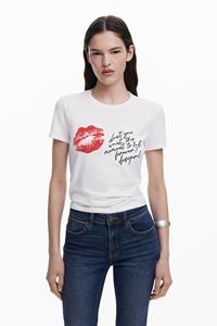 desigual Kus T-shirt - WHITE