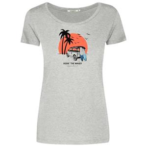 GreenBomb  Women's Nature Beach Trip Loves T-Shirt - T-shirt, grijs