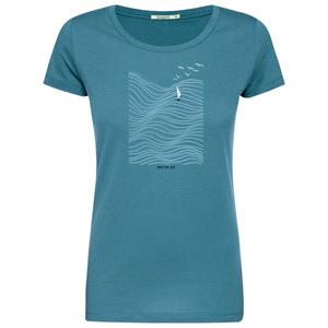 GreenBomb  Women's Nature High Sea Loves T-Shirt - T-shirt, turkoois
