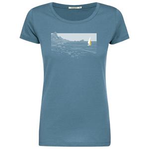 GreenBomb  Women's Nature Set Sail Loves T-Shirt - T-shirt, blauw