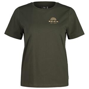 Maloja  Women's KanzelM. - T-shirt, olijfgroen/bruin