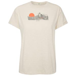 GreenBomb  Women's Animal Sloth Waves Stop T-Shirt - T-shirt, beige