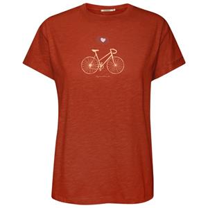 GreenBomb  Women's Bike Love Stop T-Shirt - T-shirt, rood