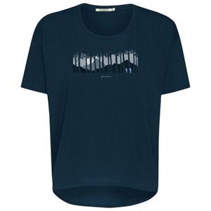 GreenBomb  Women's Nature Forest Walk Feel T-Shirt - T-shirt, blauw