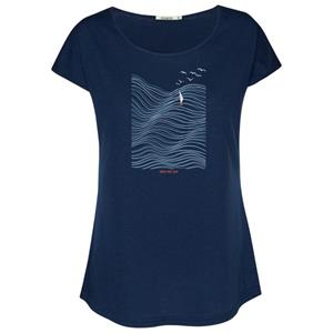 GreenBomb  Women's Nature High Sea Cool T-Shirt - T-shirt, blauw
