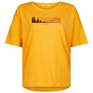 GreenBomb  Women's Nature Hike Mountains Feel T-Shirt - T-shirt, oranje