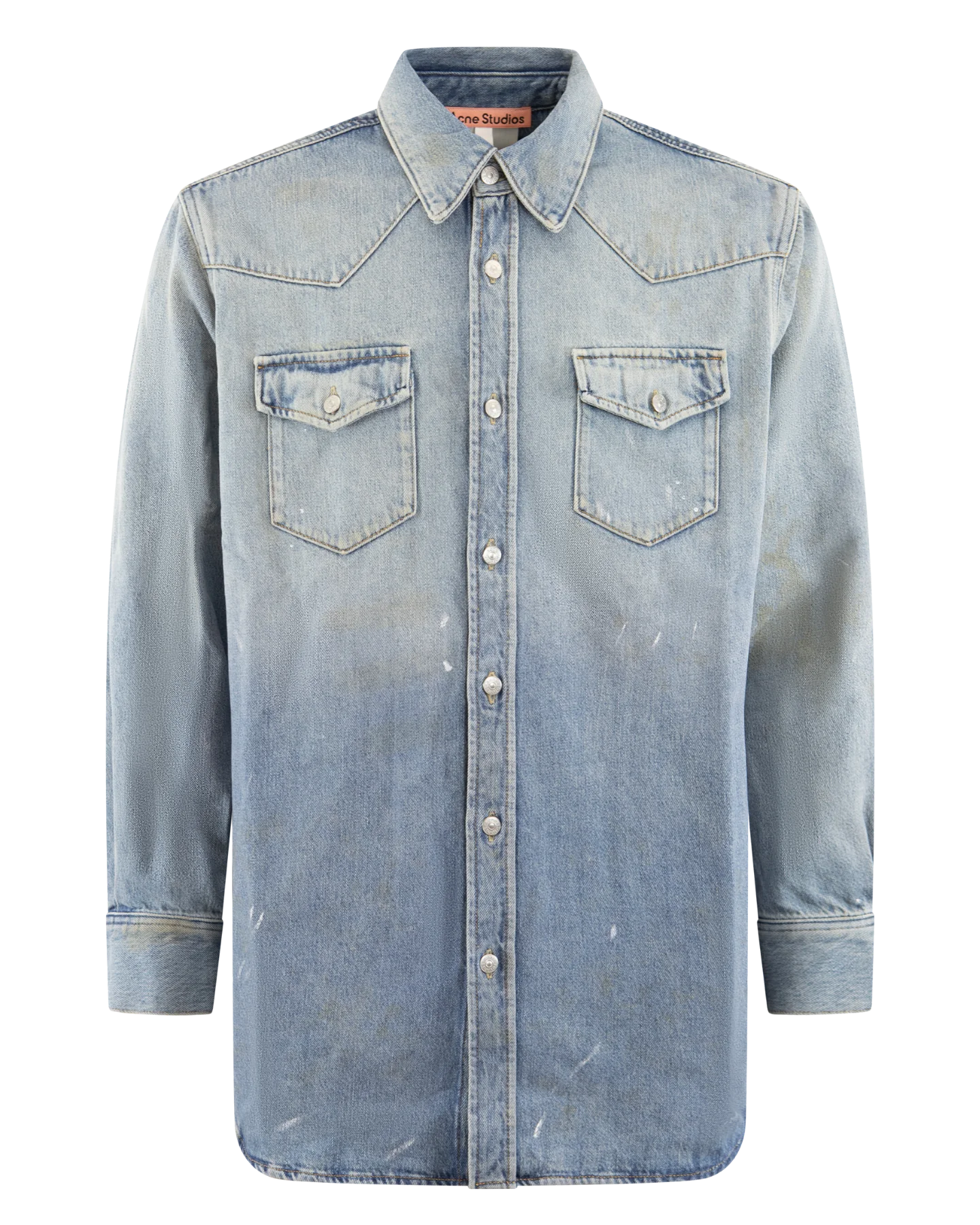 Acne Studios Heren denim shirt relaxed fit