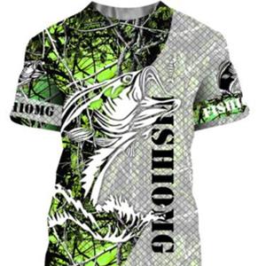 Nihao nieuwe vis t-shirt stijl casual Digitale vis 3D Print t-shirt Mannen Vrouwen t-shirt Zomer Korte Mouw O-hals Tops100-6xl S