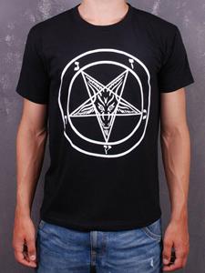 Ning bo hong sheng mao yi you xian gong si Pentagram Ts Zwart Unisex T-shirt S