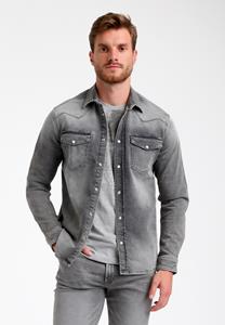 Gabbiano Heren overhemd 335536 202 grey