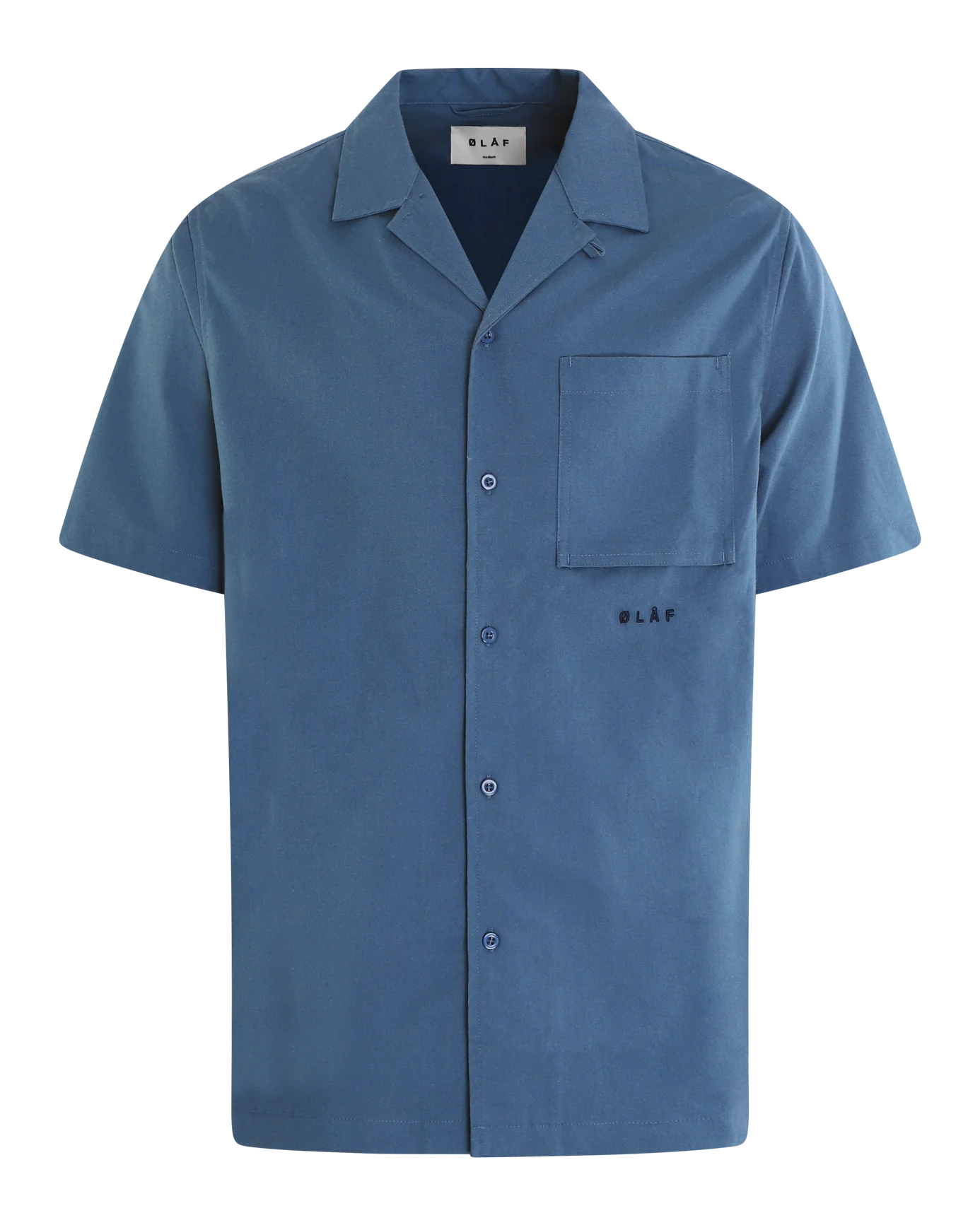 Olaf Hussein Heren cotton linen shirt