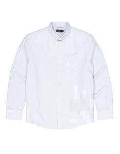 Butcher of Blue Aiden oxford bold stripe shirt lange mouw overhemden m2514018