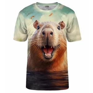 HerSight Leuke Capybara Grafische T-shirt Herenkleding 3D Print Grappige Capy T-shirt Casual Kind y2k Tops Unisex Vrouwen Plus Size T-shirts S