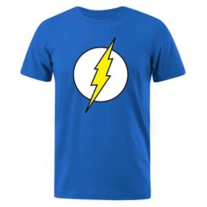 HerSight The BIG BANG Theory T-shirt The Lightning Print T-shirt voor heren Katoenen oversized kleding Casual Street Korte mouwen Grappige T-shirts S