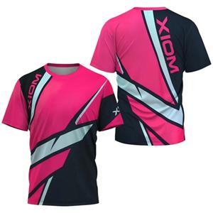 Laoxu Gradient Pattern Heren Tafeltennis T-shirt Nieuw Heren Zomer Tennis Badminton T-shirt Top Tafeltennis Club Snel Droog Korte Mouw S wit