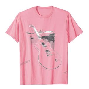 ForYourBeauty Legendarische Blues Gitaar En Amp T-shirt Camisas Heren Speciale Bedrukte T-shirts Katoenen Heren Tops & T-shirts Bedrukt Op S rood