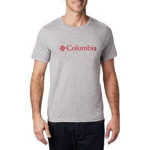 Columbia CSC Basic Logo SS Tee, grijs T-shirt voor heren L grijs