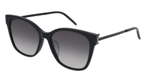 SAINT LAURENT PARIS SL M48S/K Vrouwen Zonnebril, zwart