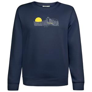 GreenBomb  Women's Animal Sloth Waves Canty Pullover - Trui, blauw