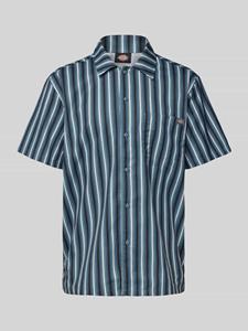 Dickies  Multi Stripe Work Shirt S/S - Overhemd, blauw