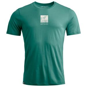 Ortovox Heren 120 Cool Tec Abstract T-shirt