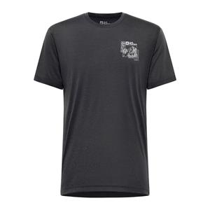 Jack Wolfskin Heren Vonnan Graphic T-shirt
