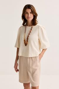 Améline Boxy Blouse In Sweaterstof