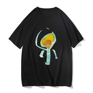 Trendy discount Nujabes Metaforische Muziek Seba Jun T-shirts HEREN Lo-Fi Jazz Hip Hop T-shirts 100% Katoen Casual T-shirts Vier Seizoenen Anime Print Top XS zwart
