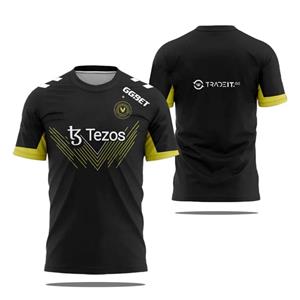 Xuhaijian02 2025 Nieuw Esports Team Vitality Jersey T-shirt CSGO LOL COD Games Uniform Heren T-shirt Sportwedstrijd Training Ademende Jongens Tops S