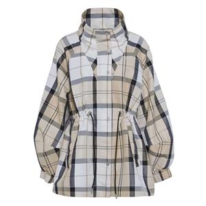 Barbour Damesjas Showerproof Suri Safari Dress Tartan/Mist