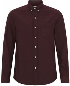 Colorful Standard Overhemd Bordeaux