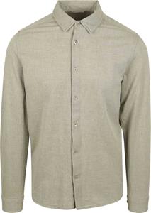 KnowledgeCotton Apparel Overhemd Lichtgroen