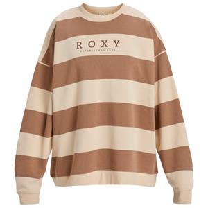 Roxy  Women's Strictly Stripes Oversized - Trui, beige/bruin