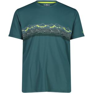 CMP Heren Print functioneel T-shirt