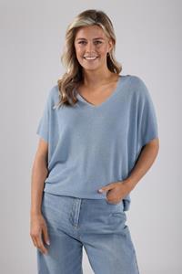 Nukus Dina top lurex licht