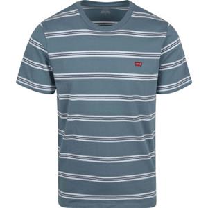 Levi's T-shirt Levis T-shirt Original Stripe Rowan Steam Blue