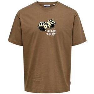 Only And Sons T-shirt Korte Mouw  -