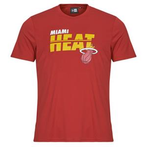 New-Era T-shirt Korte Mouw  NBA ESSENTIALS TEE MIAMI HEAT