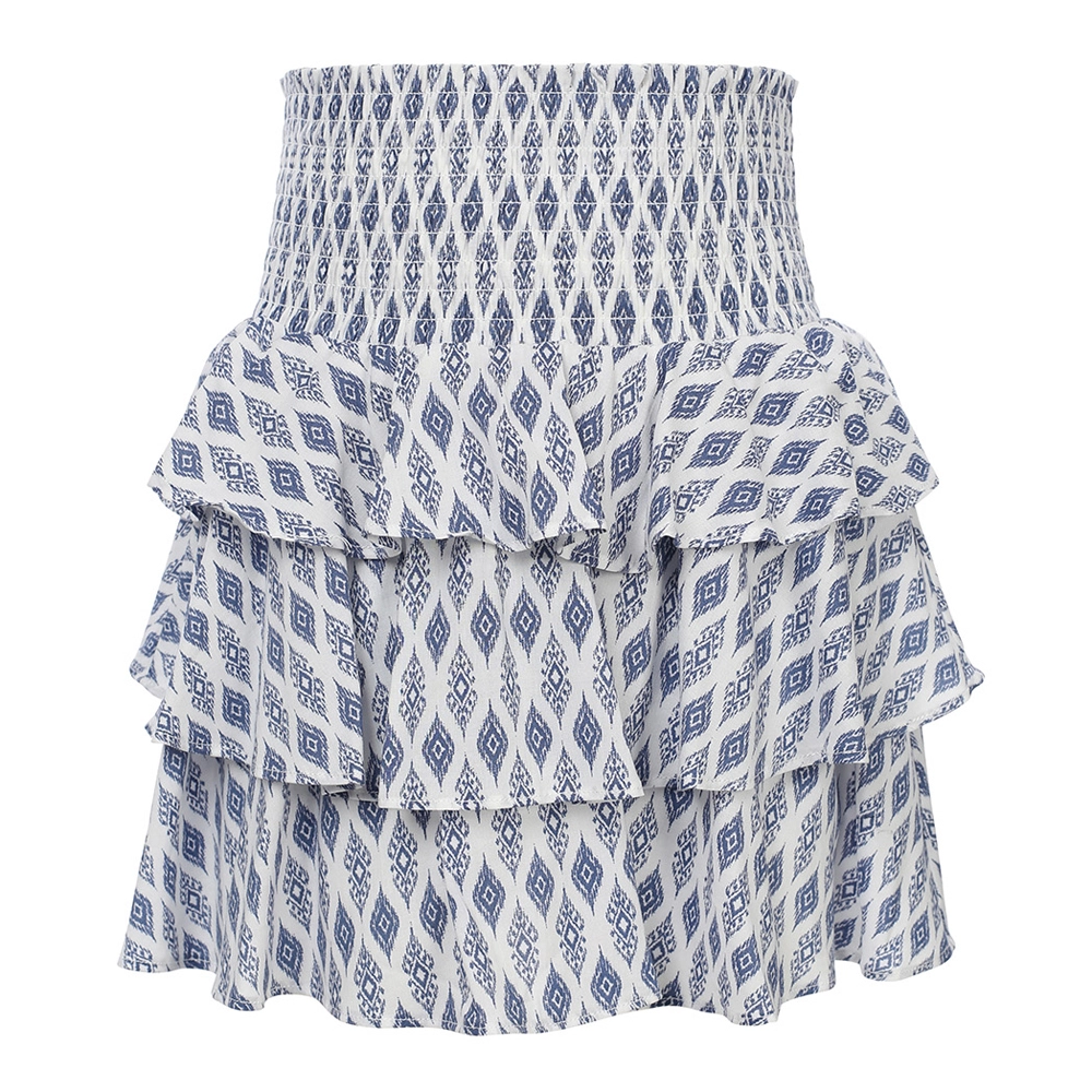 Looxs Revolution Skort blue print voor meisjes in de kleur