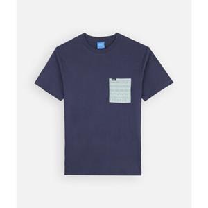 Oxbow T-shirt Korte Mouw  Top van jacquard-jersey met zakken POCKET