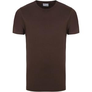 Colorful Standard T-shirt  Organic T-shirt Donkerbruin