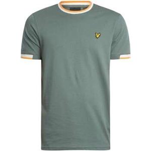 Lyle & Scott T-shirt Korte Mouw Lyle & Scott Half gekanteld T-shirt