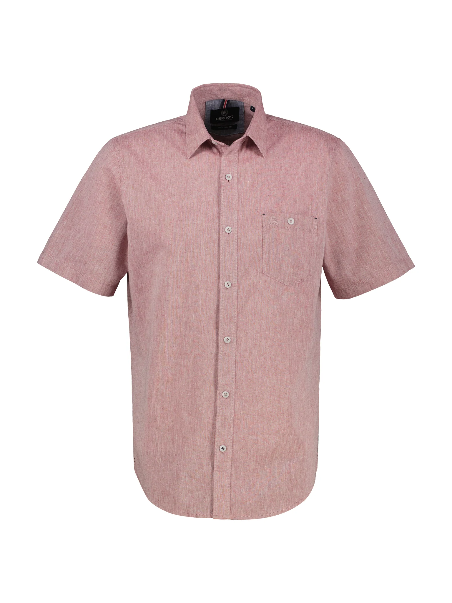 Lerros Heren overhemd 25420081 331 earth red
