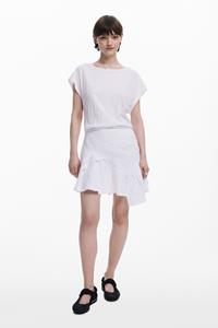 Desigual Kort gecombineerd jurkje - WHITE