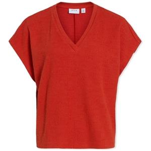 Vila Blouse  Top Amy - Aurora Red