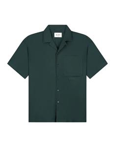 Olaf Hussein Linen camp shirt ss korte mouw overhemden m200301