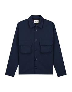 Olaf Hussein Bonded pocket overshirt ls overshirts m200306