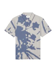 Olaf Hussein Abstract dandelion shirt ss korte mouw overhemden m200308