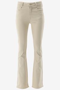 C.O.J. Denim Ultra high waist flare ecru