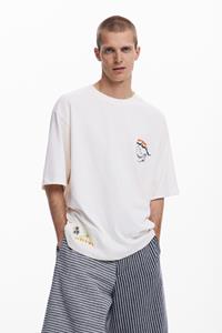 Desigual Papegaaien T-shirt - WHITE